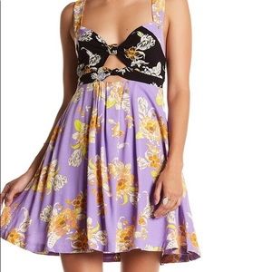 Free People Floral Mini Dress